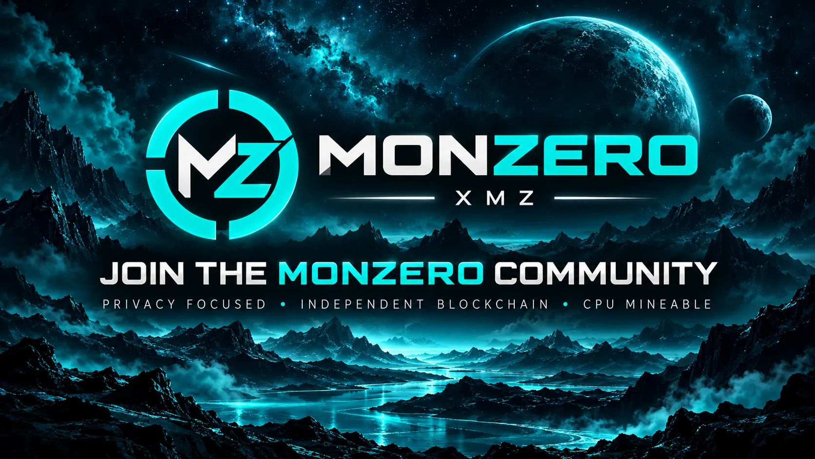 Join the Monzero community. Privacy focused, independent blockchain, CPU mineable.
